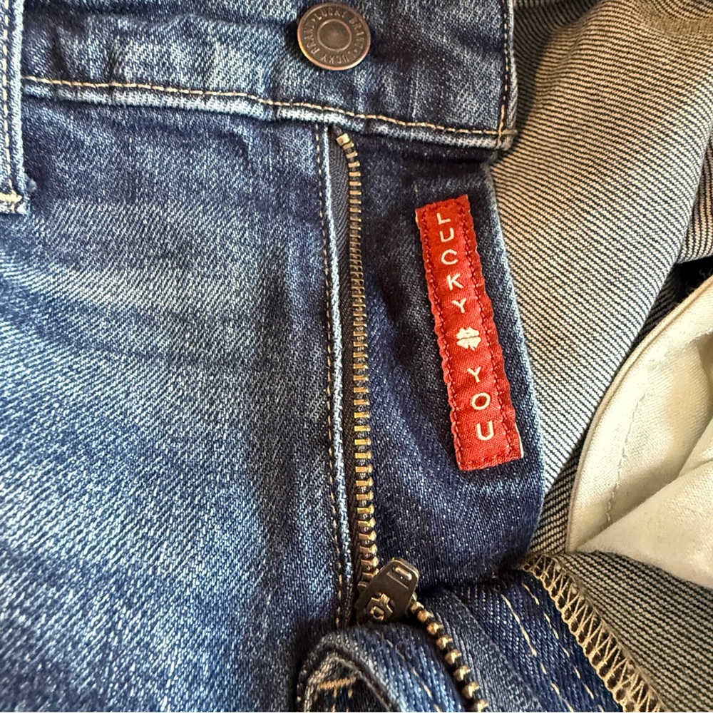 Lucky Brand | The Baggy Wide Leg Cuffed Jeans - Picture 8 of 11